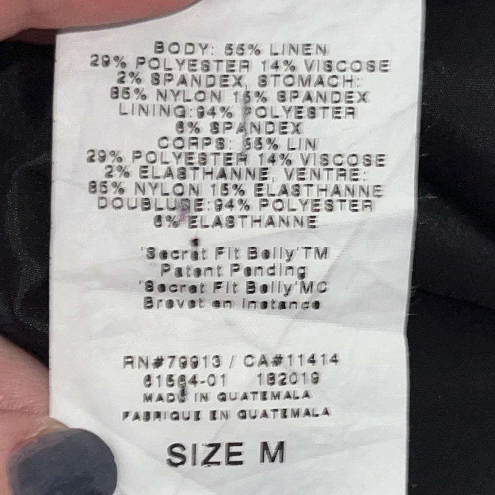 A Pea In The Pod Secret Fit Belly Gray Skirt Size M — image 5 of 5